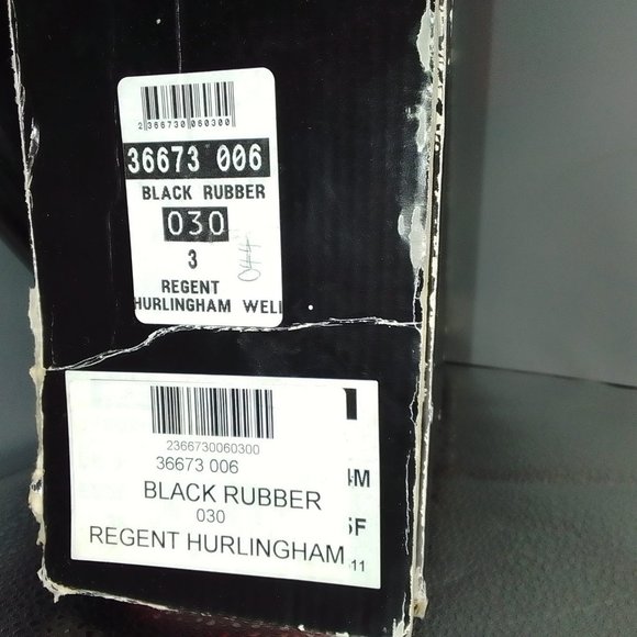 Hunter Regent Hurlington Boots Size UK 3 EU 36 Black Gold Wellington Wellie £195 - Picture 10 of 12